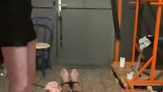 Trampling my Slave with Pins