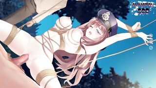 BDSM Police Role Play. Model-looking Girl with Perfect Body Gets an Orgasm / Uncensored Hentai