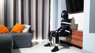 Teenage Slut Tortured with Shocking Collars on her Wrist