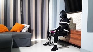 Teenage Slut Tortured with Shocking Collars on her Wrist