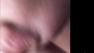 Backwards fuck skinny stepsister semen sperm on butt orgasm