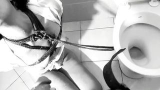 Every time I'm going to PISS I get a Blowjob: Toilet Bondage