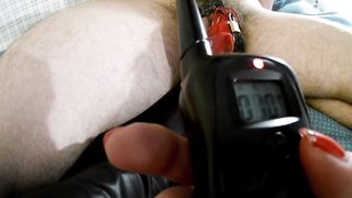 Electric Shock of Dick with Electric Dog Collar Remote Part1