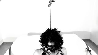 Clamped her Tongue to her Clit