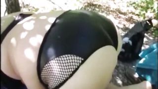 Hot Bitch Lexi Gets Tied To A Tree & Ass Whipped Hard