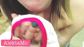 Stepsister fleshlight get fresh semen in panties sperm suck