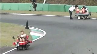 Japanese Bondage - And SQUIRTS! - Robot Race