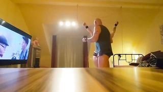 Bound Hucow with bound boobs