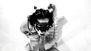 Time to feed the kitty with her favorite food