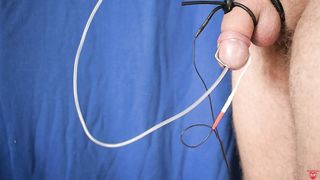 Hot Orgasm from Sounding ESTIM to Cum in the Tubule