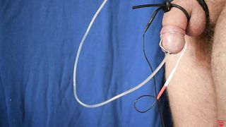 Hot Orgasm from Sounding ESTIM to Cum in the Tubule