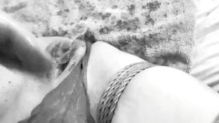 Tied up and Suspended from her Tits was just the Warm up