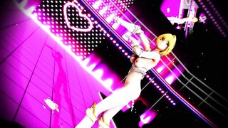 Mmd R18 Jeanne D'arc Class Light Cruiser Iris Libre Azur Lane Work at the Beer House 3d Hentai Maid