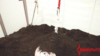 Degrading Anal Burial for Strung out Teen