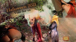 Found the Witch in the Forest and Penetrated in her Lair. Halloween 2021