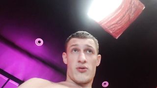 Russian Dominant, Dominant, Humiliates, Shows his Body