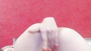 I masturbate and caress myself with my fingers
