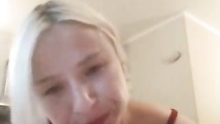 Sucking dildo drooling tears