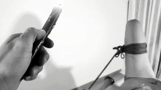 Kinktober day 8: FOOD & TEMPRATURE KINKS - Dripping ice creams all over her tied up sexy body