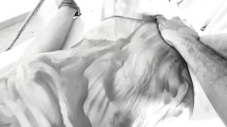 Kinktober day 8: FOOD & TEMPRATURE KINKS - Dripping ice creams all over her tied up sexy body