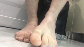 feet, socks, spitting alpha straight.. dominates feet. Foot fetish Domination