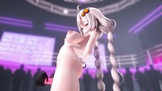 mmd r18 Akari-chan Vanilla Job Dance Boobs Version nonmosic 3d hentai lady like cum swallow
