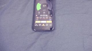 Vibrator Torture Handcuff Bondage till she Cum Measure Pulse Orgasm