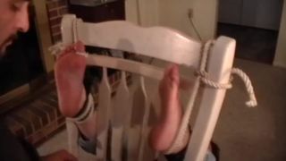 Girl Begs while Tickle Tortured