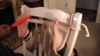 Girl Begs while Tickle Tortured