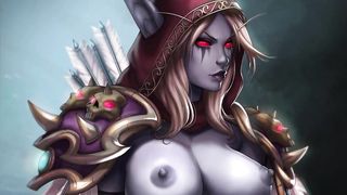Hentai Sylvanas Windrunner CBT JOI (Femdom, CBT, POT, Humiliation)