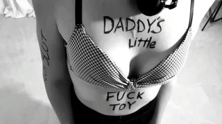 Kinktober day 18 - BODY WRITING KINK: I've Tied and Deepthroated my FUCKTOY - Bdsmlovers91