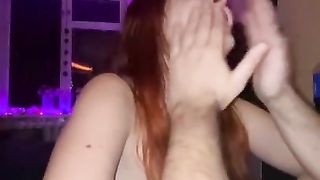 Extreme face slapping, nipple squeezing and tits play - hardcore