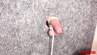 I lost an argument to my stepsister and her friends and they filmed how they play with my balls AnnyCandy Painboy