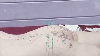 Cruel painful femdom action with bondage, electro, needles, rubber bands, wax, and magic wand