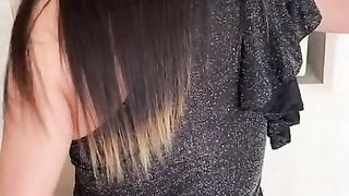 Made a slave lick my pussy