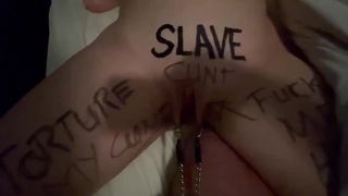 Slave Nikki, humiliated and degraded