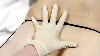 Strapon neon cat ass fisting cumshot in jacuzzi