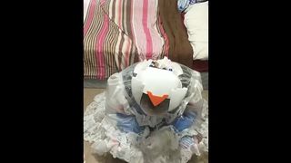 Dva Clear PVC Maid Handcuff Escape Light Breathplay Kigurumi