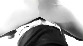 Kinktober day 23 - HUMPING KINK: Tied up Humping my thigh and my cock DESPERATE for a Creampie