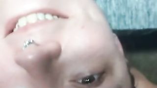 Kitten Is Facefucked, Squirts and Pissed All Over