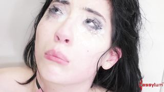 Anal slave pounded deep by femdom BDSM slut