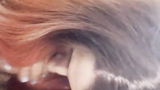 First he tied me up and then he fucked my mouth and cum on my face