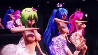 [MMD] Big Breasts Squadron Piranger [R-18]