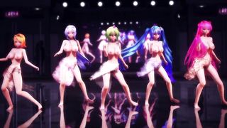 [MMD] Big Breasts Squadron Piranger [R-18]