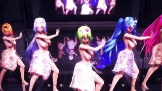 [MMD] Big Breasts Squadron Piranger [R-18]