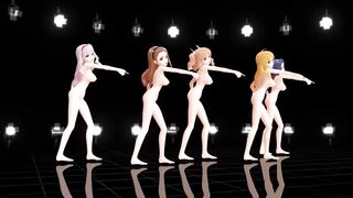 [MMD] imas 5P Girls! [1080, 60fps][R-18]