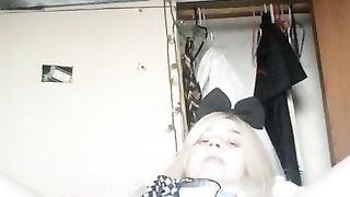 Horny alice in wonderland playing with her tight wet cunt