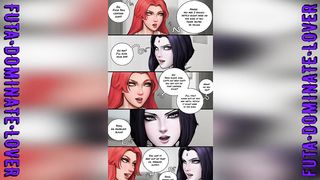 [2D Comic] Teen Titans - Dickgirls Of The Locker Room