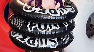 Xelphie Swim Ring Bondage