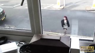 PASCALSSUBSLUTS - Redhead Sub Isabel Dean Receives Warm Jizz